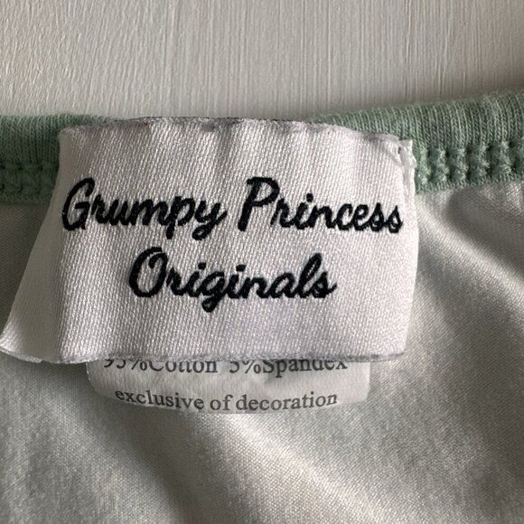 Grumpy Princess Originals Boutique Dress Girls 10/12 Bunny Rabbit Ruffle - Picture 2 of 7